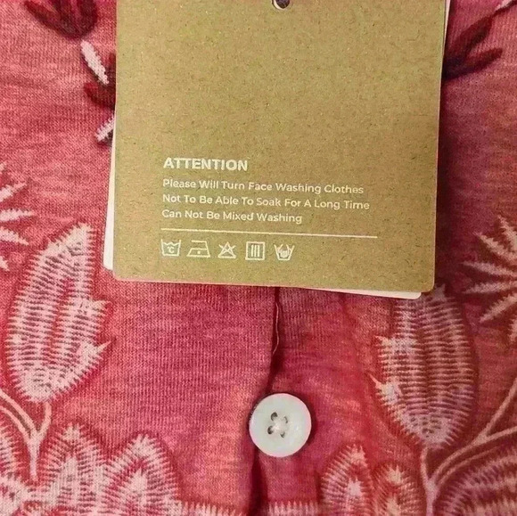 NWT NoraCora Women's cold shoulder short sleeve button front blouse size L - Picture 5 of 8